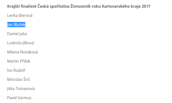 živnostník roku